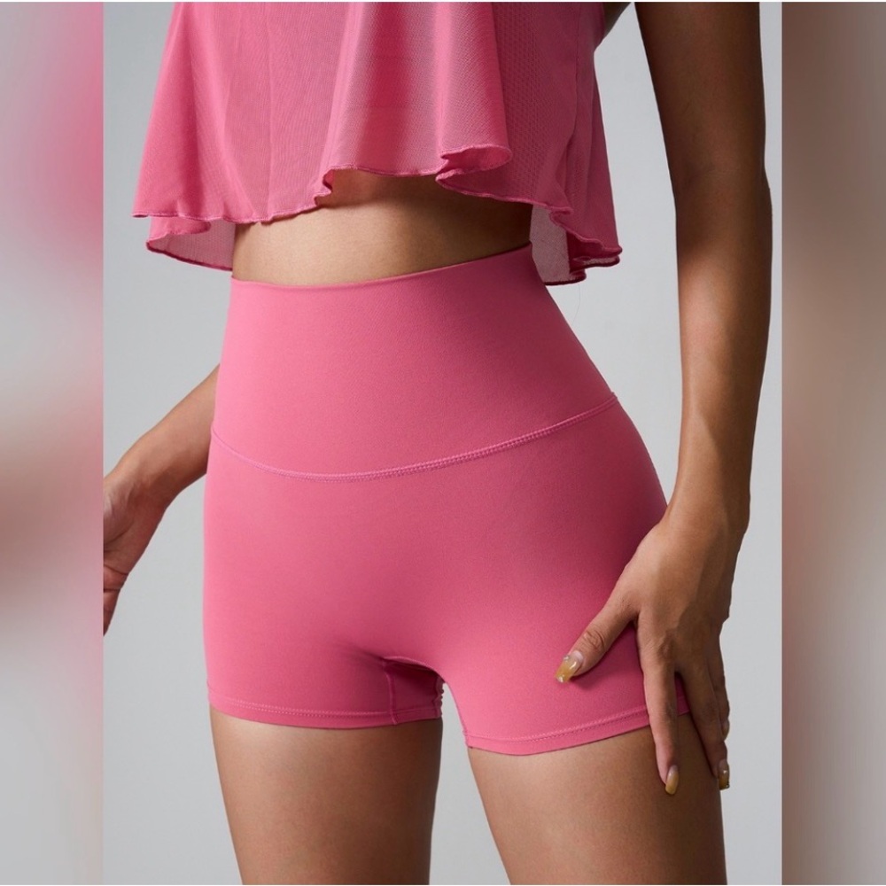 ISO- Pink ruffle Sports Bra
